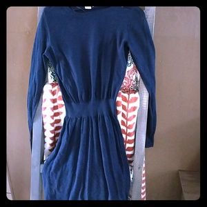 H&M navy blue dress